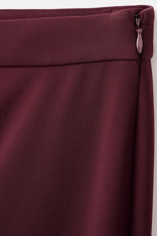 Pantalon de costume droit taille normale - Rouge
