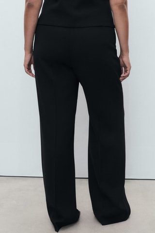 Pantalon de costume droit taille normale - Noir
