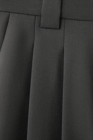 Pantalon de costume large à pinces - Noir