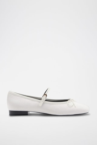 Babies à talons - Blanc