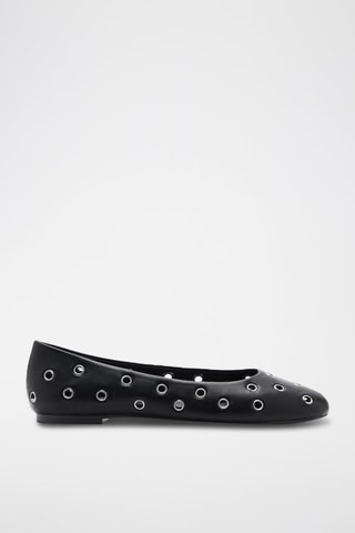 Ballerines perforées - Noir