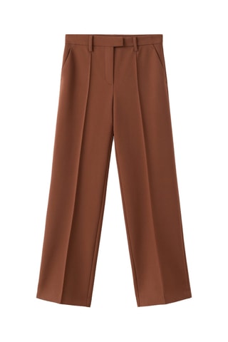 Pantalón recto costuras - Rojo