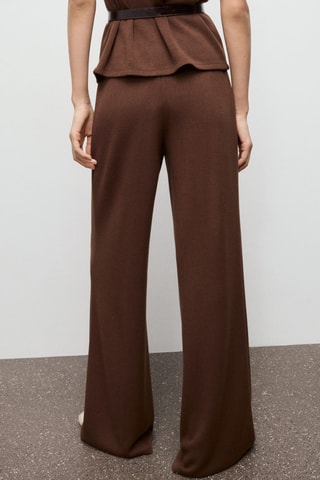 Pantalon droit coutures - Marron
