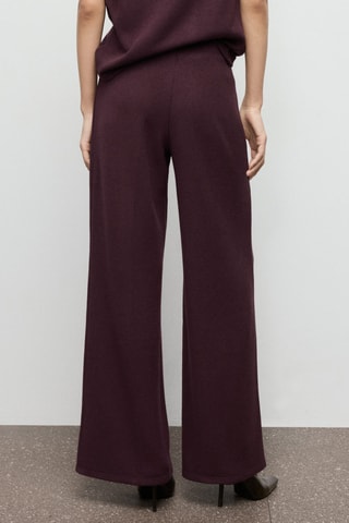 Pantalon droit coutures - Bordeaux