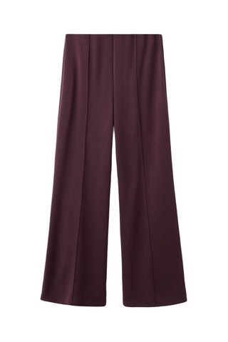 Pantalon droit coutures - Bordeaux