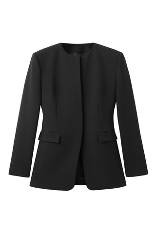 Veste de costume ajustée - Noir