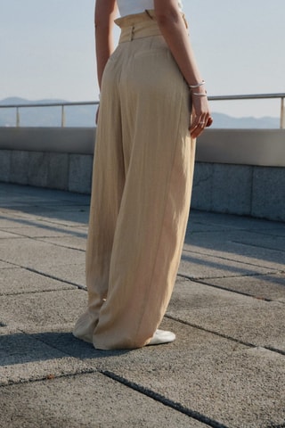 Pantalón - Beige