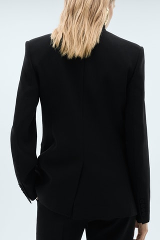 Blazer costume structuré - Noir