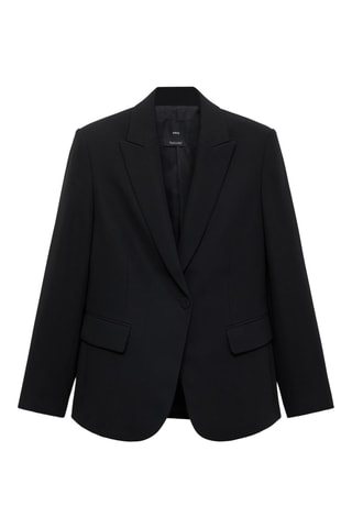 Blazer costume structuré - Noir
