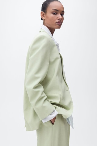 Blazer costume droit - Vert clair