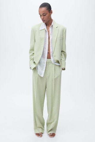 Blazer costume droit - Vert clair