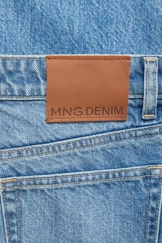 Jean droit taille haute - Bleu