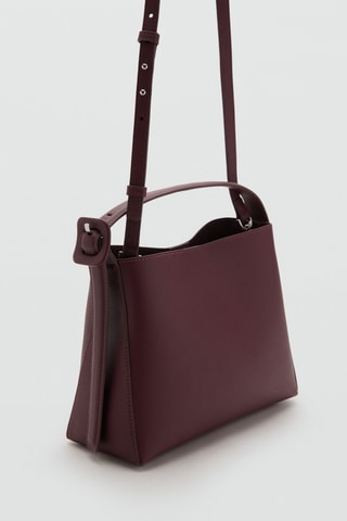 Mini sac cabas boucle - Bordeaux