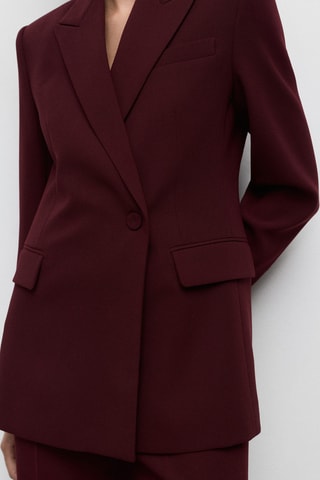 Blazer costume croisé - Rouge