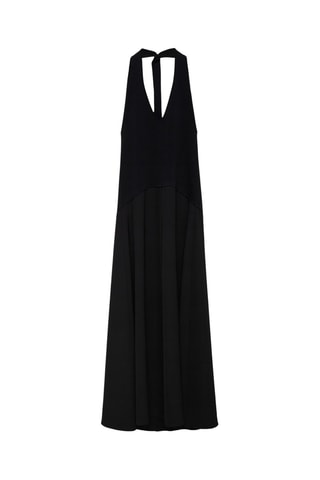 Robe combinée à emmanchures américaines - Noir