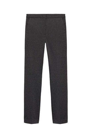 Pantalón skinny crop - Gris