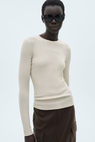 T-shirt - Beige