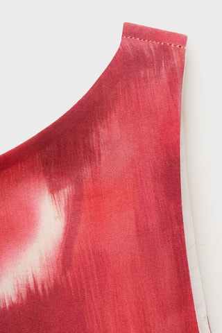 Robe évasée avec imprimé à fleurs - Écru