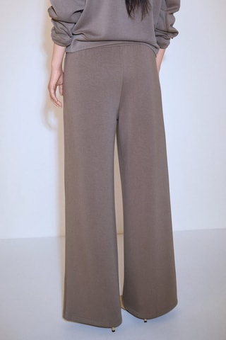 Jogging Lyocell taille élastique - Marron