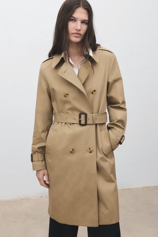 Trench classique ceinture - Beige