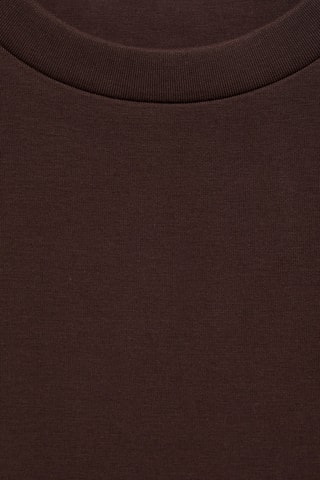 T-shirt en coton oversize - Marron