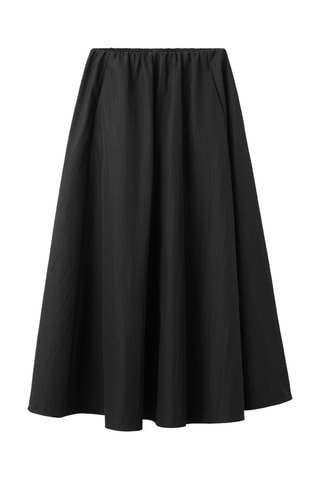 Jupe longue évasée - Noir