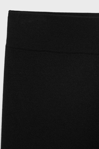 Pantalon maille taille élastique - Noir