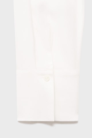 Chemise Lyocell boutons dissimulés - Écru