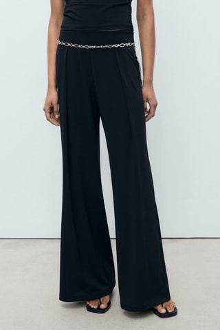 Pantalón palazzo volante - Negro