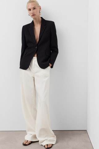 Blazer costume droit - Bleu marine