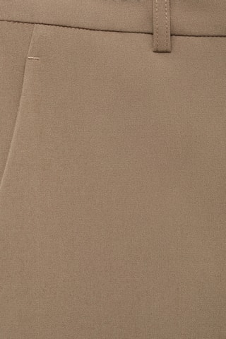 Pantalon droit taille normale - Marron