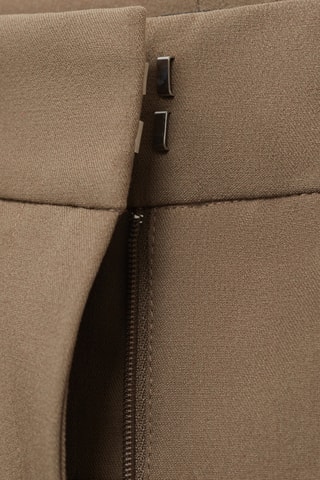 Pantalon droit taille normale - Marron