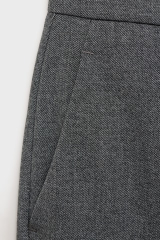 Pantalon droit taille normale - Gris