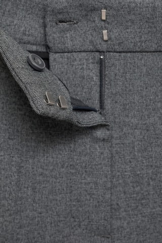Pantalon droit taille normale - Gris