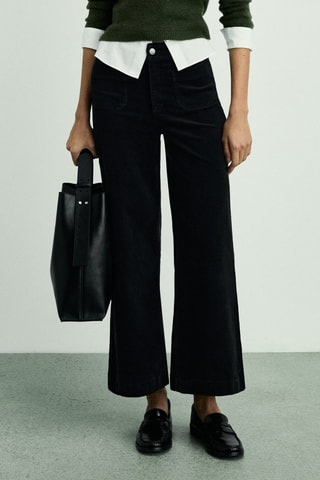 Pantalon Catherin style jupe - Noir