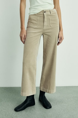 Pantalon Catherin style jupe - Écru
