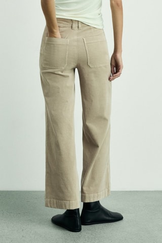 Pantalon Catherin style jupe - Écru