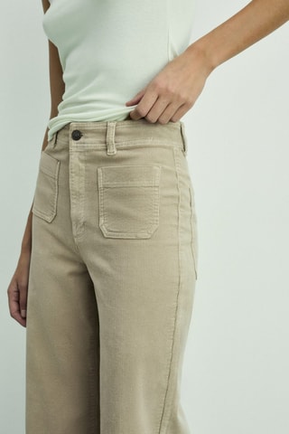 Pantalon Catherin style jupe - Écru