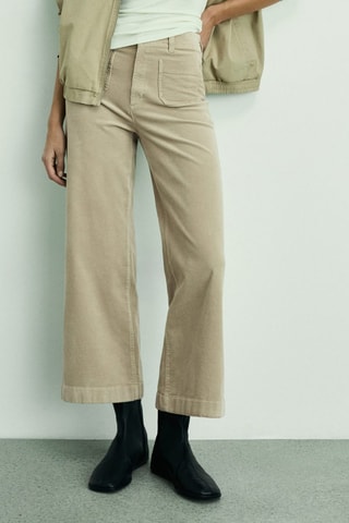 Pantalon Catherin style jupe - Écru