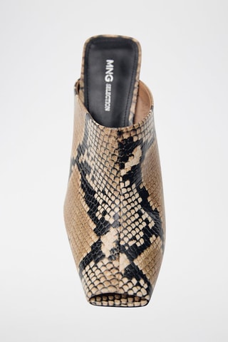 Mules à talons - Beige