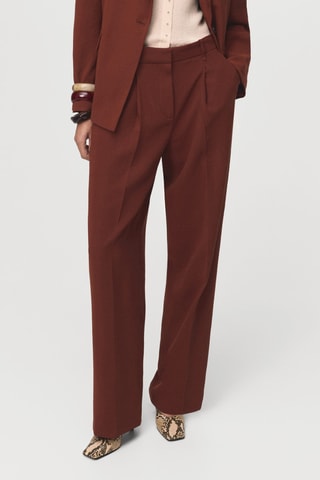 Pantalón recto Modal® - Naranja