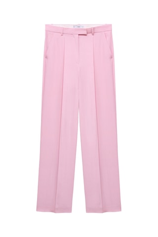 Pantalon costume large - Rose
