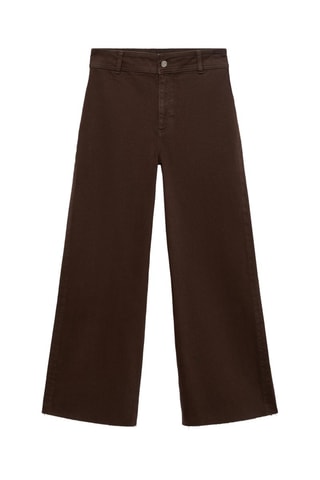 Jean style jupe - Marron