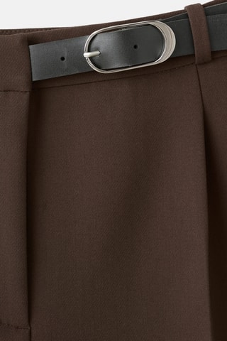 Pantalon combiné avec ceinture - Marron