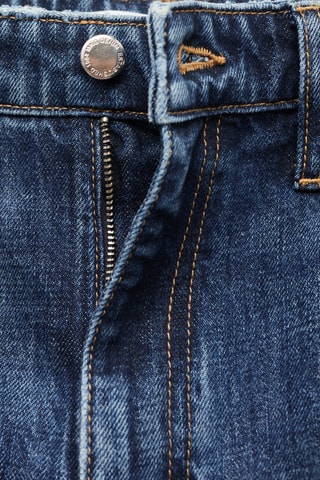 Jean droit avec ouvertures - Bleu marine