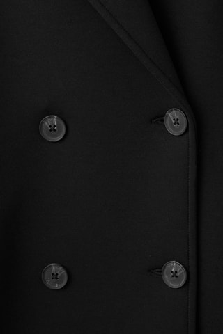 Manteau long combiné - Noir