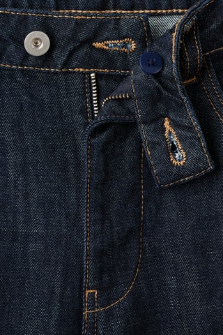 Jean droit avec patte - Bleu