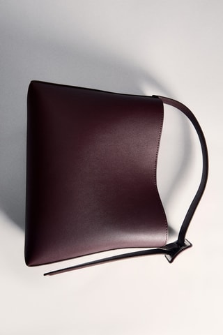 Mini sac cabas boucle - Bordeaux