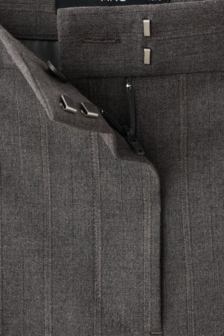 Pantalon large à pinces - Gris