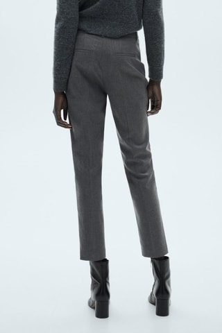 Pantalón skinny crop - Gris